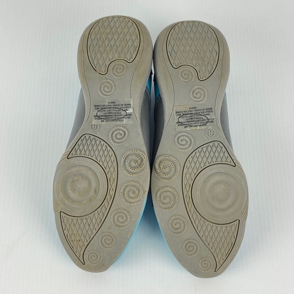 Curves for Women Sz 8 Walking Athletic Toning Blue Mary Janes Shoes - Picture 5 of 10